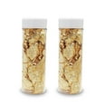 thumbnail image 2 of BrowQuartz *[2 Bottles] *inedible *[Gold Foil] *Leaf [Festival]![Holiday] Party Cake Chocolates *[Dessert]![Pastry] [Candy]![Fondant] Muffins *Decoration Flakes Portable [Home]![Household], 2 of 6