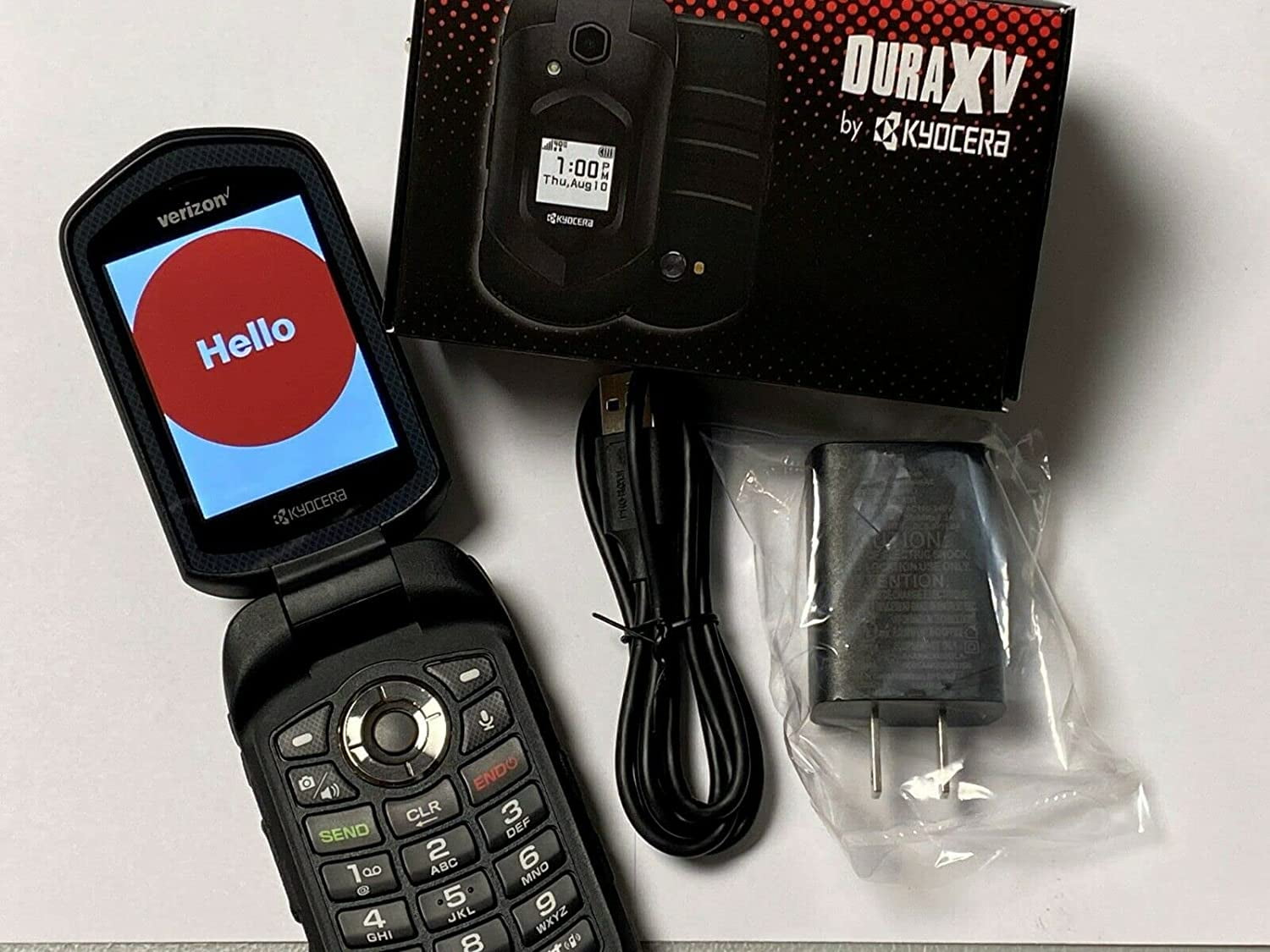 Restored Kyocera DuraXV LTE E4610 Verizon Wireless Rugged Waterproof Flip Phone (Refurbished)