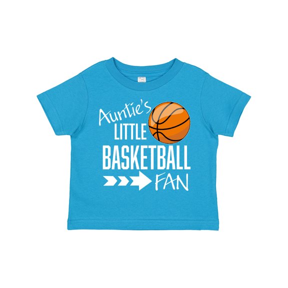 Inktastic Auntie's Little Basketball Fan Boys or Girls Toddler T-Shirt