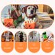 thumbnail image 3 of FELTECHELECTR 48 huesos de plástico para fiesta de Halloween que brillan en la oscuridad, huesos falsos para decoración, 3 of 5