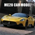 thumbnail image 4 of 1:32 Maserati MC20 Cabrio Alloy Sports Car Model Diecasts Metal Toy Vehicles Car Model Sound and Light Simulation Kids Toys Gift, 4 of 9