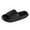 Black, variant on Siilsaa Pillow Slippers for Women and Men | House Slides Shower Sandals | Cushioned Thick Sole Black,10