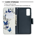 thumbnail image 3 of Dteck Case for Samsung Galaxy S20 FE (6.5 inches),Magnetic Patterned Leather Rubber Wallet Card Holder Flip Cover Protective Shockproof Kickstand S20 FE 5G Phone Case,03-Blue Butterfly, 3 of 6