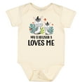 thumbnail image 3 of Inktastic Zebra My Babushka Loves Me Boys or Girls Baby Bodysuit, 3 of 5