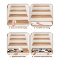thumbnail image 5 of Stair Treads for Wooden Steps, Black Grey Peel and Stick Stair Treads with Adhesive, Middle Century Irregular Geo Abstract Art Non Slip Indoor Stairs Runner Rugs Mats for Elders Dogs 8"x30"4PCS, 5 of 7