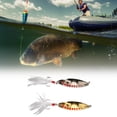 thumbnail image 1 of Señuelos De Pesca De Trucha, 2 Uds., Cebos Duros De Metal, Lubina, Trucha, Señuelos De Pesca De Metal Luminosos Con Anzuelos Triples, 1 of 7