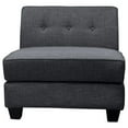thumbnail image 1 of Best Master Vendome Chaise Modulaire Sans Accoudoirs en Tissu Gris, 1 of 3