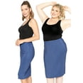 thumbnail image 5 of Stretch Is Comfort Women's Soft Stretch Midi Skirt | Adult  Small - 5x, 5 of 9