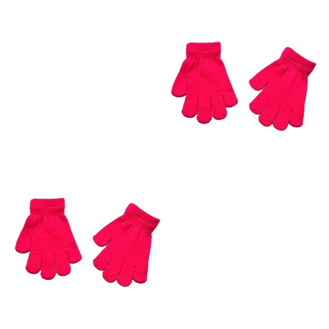 Minnieouse 1 par de guantes para niños, accesorio de ropa, calentador de dedos para exteriores, cubiertas de mano para niños y niñas, guante de