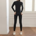 thumbnail image 5 of FUZHIQ Women's Thermal Underwear 2 Sets Long Johns with Fleece Lined Long Sleeve Top & Bottom Base Layer Cold Weather, 5 of 8
