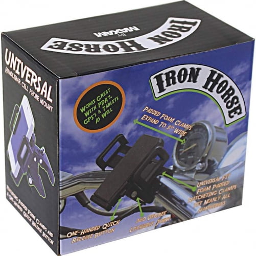 Iron Horse™ Dual Mount Motorcycle Cup Holder 