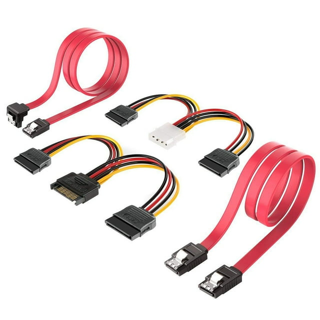 Cable SATA Cable de datos SATA Inateck y cable divisor de alimentación SATA