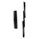 thumbnail image 2 of 2 guías para cajones, rieles deslizantes con rodamiento de bolas de acero, montaje lateral, deslizadores para gabinete, para teclado, cajones, muebles 400 mm a 900 mm, 2 of 8
