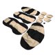 thumbnail image 2 of Juego de 9 fundas protectoras para asientos de coche, transpirables, a prueba de polvo, universales, para coches de 5 plazas, beige y negro, 2 of 13