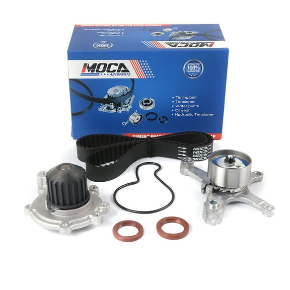 MOCA AUTOPARTS Timing Belt Kit with Water Pump Fit for 2000-2002 Chrysler Neon & 1996-2000 Dodge Stratus & 1996-2000 Plymouth Breeze 2.0L L4