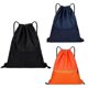thumbnail image 2 of Nylon Waterproof Drawstring Bags Sports Riding Backpack Suitable for Adults and Kids Holiday Swimming Beach-Large Size(Black), 2 of 2