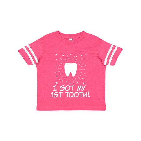 

Inktastic I Got My First Tooth Announcement Gift Toddler Boy or Toddler Girl T-Shirt