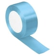 thumbnail image 1 of Unique Bargains 1.5 Inch Wide 24 Yards Satin Ribbon, Double Face Solid Crafts Roll for Party Home DIY Wrapping Decoration, Lake Blue, 1 of 6