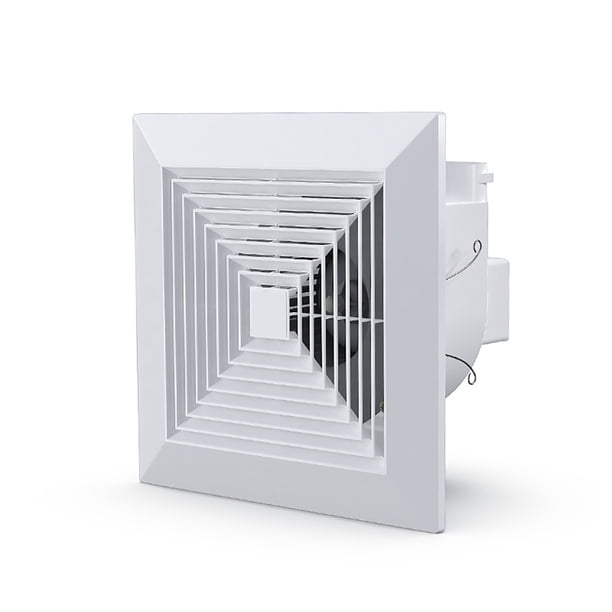 Ventilador Cuadrado, Blanco, Silencioso, Seguro, Fácil Instalación, Extractor De Ventilador De Techo, Persiana De Techo, Ventilador De Ventilación Serendint HA020995-00