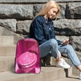 thumbnail image 6 of Kdxio Sparkling Pink Toilet Clear Backpack, Transparent Bookbag for School for Women Men, Capacity Clear Bag for College, Travel, 6 of 7
