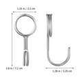 thumbnail image 2 of TEHAUX 10pcs Stainless Steel Utility Spiral Hooks for Home Organization and Storage, and Modern Design, 2 of 7