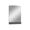 thumbnail image 2 of Whiteline Berlin High Gloss Chestnut Grey Rectangular Mirror MR1754-GRY, 2 of 2