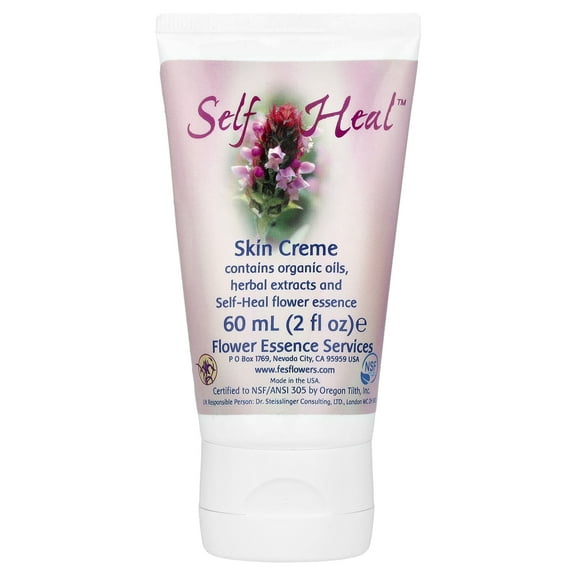 Flower Essence Services Self Heal Skin Creme, 2 fl oz (60 ml)