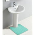 thumbnail image 4 of Contour Bath Rug Memory Foam Mat 3D Pebble 20”L x 20”W Aqua Blue, 4 of 6