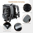 thumbnail image 4 of Mochila transportadora de mascotas Lekereise ampliable para perros medianos, 4 of 5