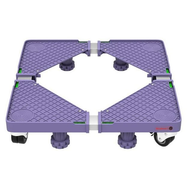 Stalwart M5500140 4 ft. 1100 lbs Multi Purpose Dolly with Locking Swivel Wheels, Levels & Adjustable Base