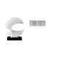 thumbnail image 1 of Escultura de ola, estatua abstracta, adorno artesanal, centro de mesa, reloj de pared digital, multifuncional, resina y material PP, adecuado para ofi, 1 of 8
