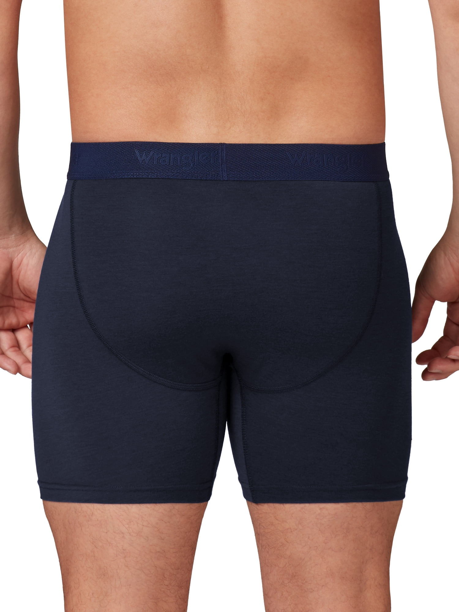 Wrangler Men's Active Stretch Boxer Brief Set, Underwear for Men, XL, 6 Pack