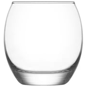 LAV Drinking Glasses Set of 6 - Glass Water and Beverage Tumblers 13.75 oz