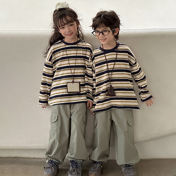 Shachafan Boys Cargo Jogger Pants With Waist Comfortable Casual Trousers For Kids Stylish And Versatile Daily Wear 3-6 Month Pants