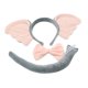 thumbnail image 5 of Accesorios de disfraz Salvador aro para la cabeza Diadema con orejas Cola de Pajarita traje de cosplay, 5 of 10