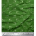 thumbnail image 1 of Soimoi Polyester Crepe Fabric Pug Dog Print Sewing Fabric Yard 52 Inch Wide, 1 of 3