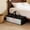 Black, variant on Usbinx Life Clear Storage Bag Extra Large Heavy Duty Zipper Organizer for Comforters Blankets Winter Clothes Waterproof Dustproof Under Bed Closet Storage 50 x 21 x 21 cm 1 Pc