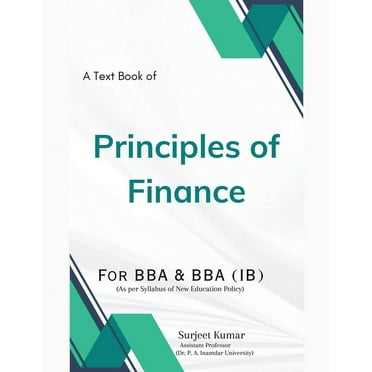 Principles of Finance, (Paperback)