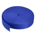 thumbnail image 1 of Uxcell Polypropylene Webbing Strap 1" 10 Yards Navy Blue Strapping Band, 1 of 5