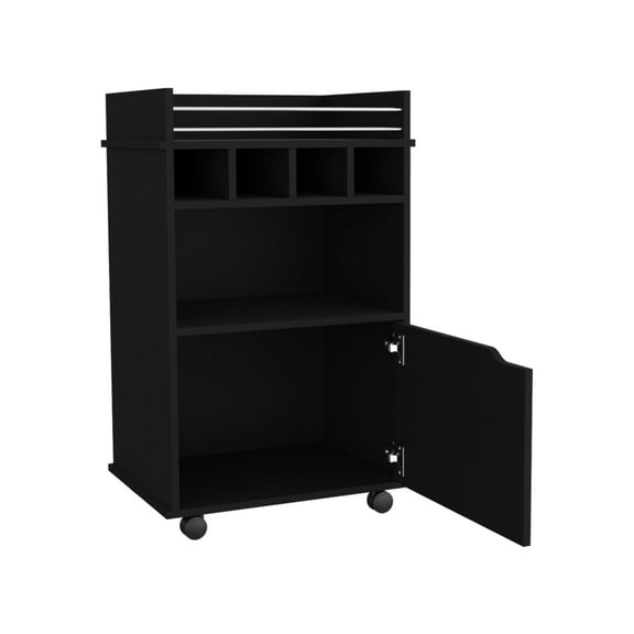 Newboti Furniture Bar Cart Kinsley, Living Room, Black 39901