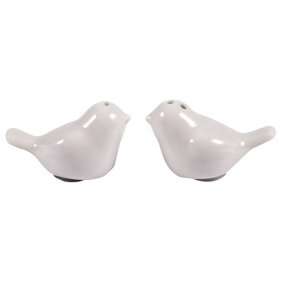 1 Love Ceramic Salt and Pepper Shakers Wedding Favors - White
