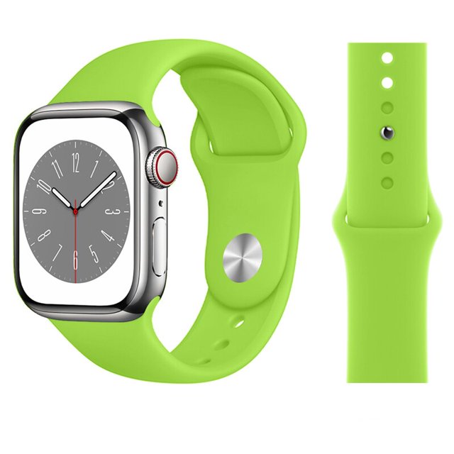 Correa de silicona para Apple Watch, pulsera de 44mm, 45mm, 49mm, 41mm, 40mm, 42mm, 38mm, 49mm, iwatch series Ultra 7 se 3 4 5 6 8