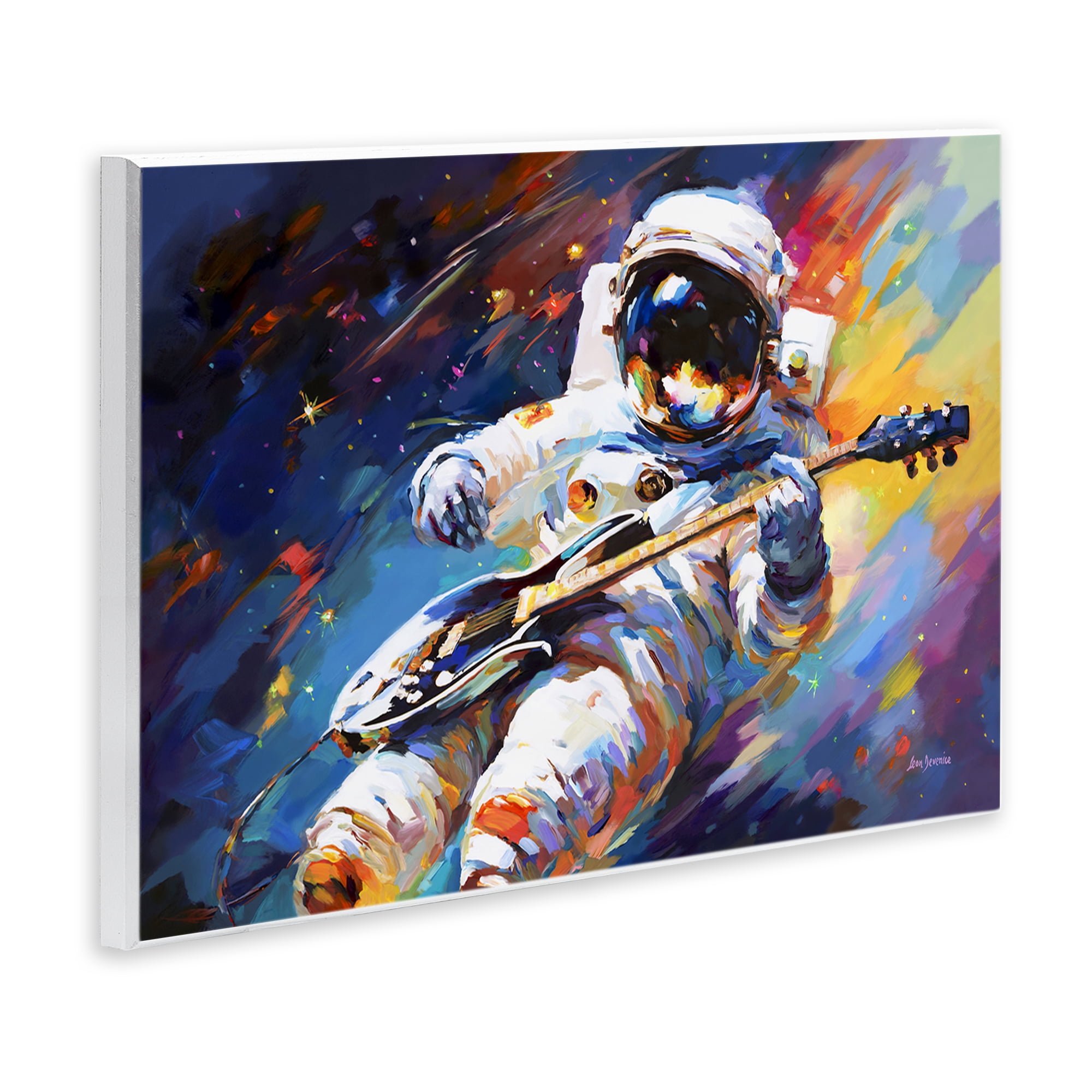 Stupell Industries Melodies Beyond Earth Astrology & Stars Painting Unframed Art Print Wall Art, 19 x 13