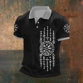 thumbnail image 2 of CONROSES Mens Short Sleeve Polo Shirts Viking Mythology Graphic Y2K Collared Polo Shirt for Men Casual Golf Shirts, 2 of 3
