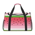 thumbnail image 1 of Easygdp Watermelon Bolsa de Gimnasio, Bolsa de Viaje Duffel, Bolsa de Fin de Semana con Compartimentos, Bolsa de Mano para Noche, 1 of 7