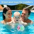 thumbnail image 2 of Bathtub Toys for Toddlers 1-3, Baby Infant Toddler Pool Water Fountain Light Up Whale Bath Toy for 1 2 3 Year Old Boys Girls, Birthday Gifts, Gray, 2 of 8