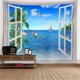 thumbnail image 3 of Decoración del hogar Ventana Escena Mural Impresión Tapiz de poliéster Fondo Pared Tela Árbol Agujero Estufa Colgante Grande, 3 of 5
