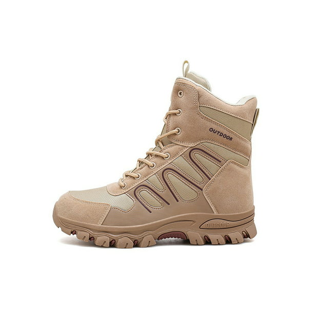 antena Equipo vehículo Woobling Mens Hiking Boots Zip Tactical Army Combat Military Boots Outdoor  Trainers Shoes - Walmart.com