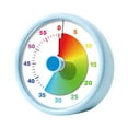 thumbnail image 3 of Temporizador visual de 60 minutos, recordatorio de tareas, herramienta de estudio para educación en el hogar, reloj despertador silencioso de cuenta Azul, 3 of 8