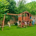 thumbnail image 2 of KidKraft Boulder Bluff Swing Set Playset, 2 of 11